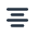 center align toolbar icon