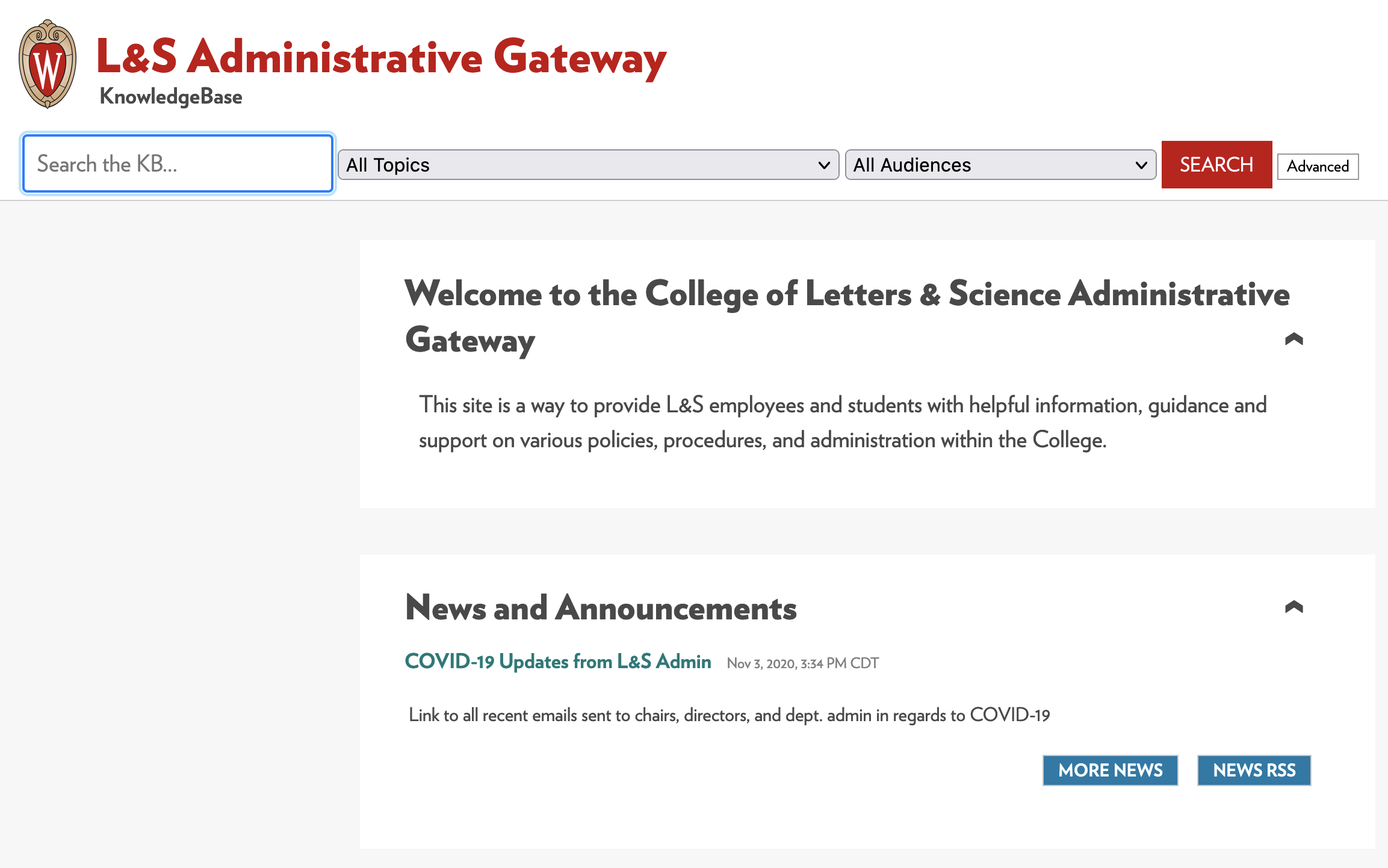 example of a delivered content module on a live site